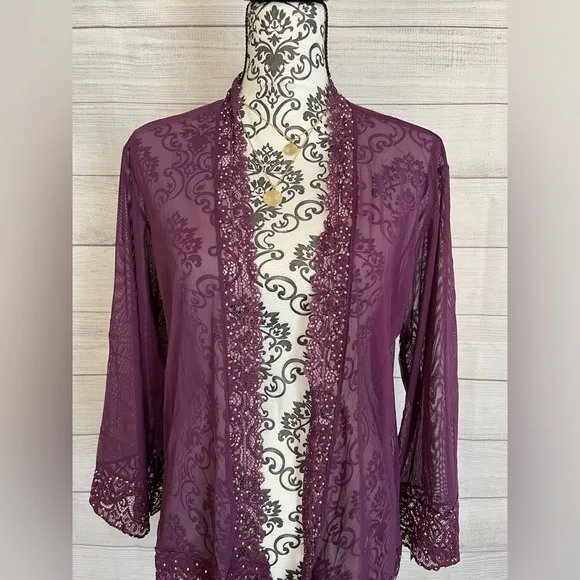 Candyland | NWT Violet Crystal Kimono
