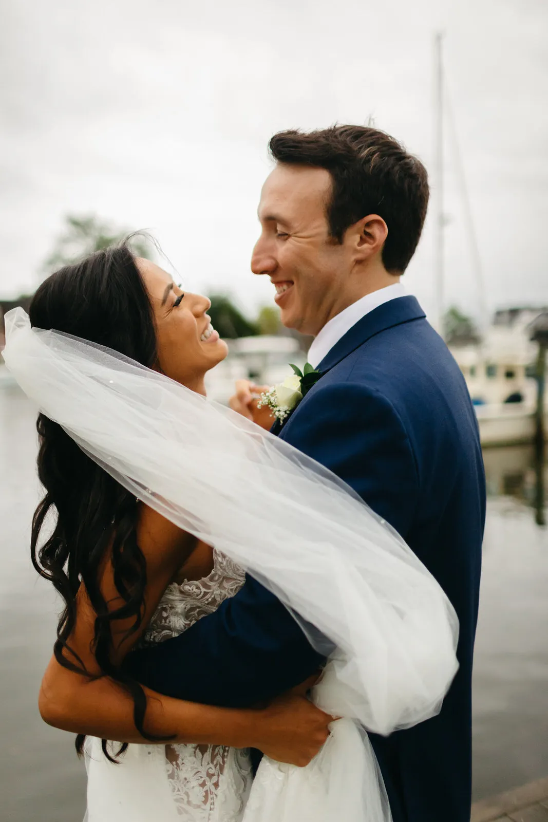 Cathedral Length Wedding Veil with Scattered Rhinestone Crystals