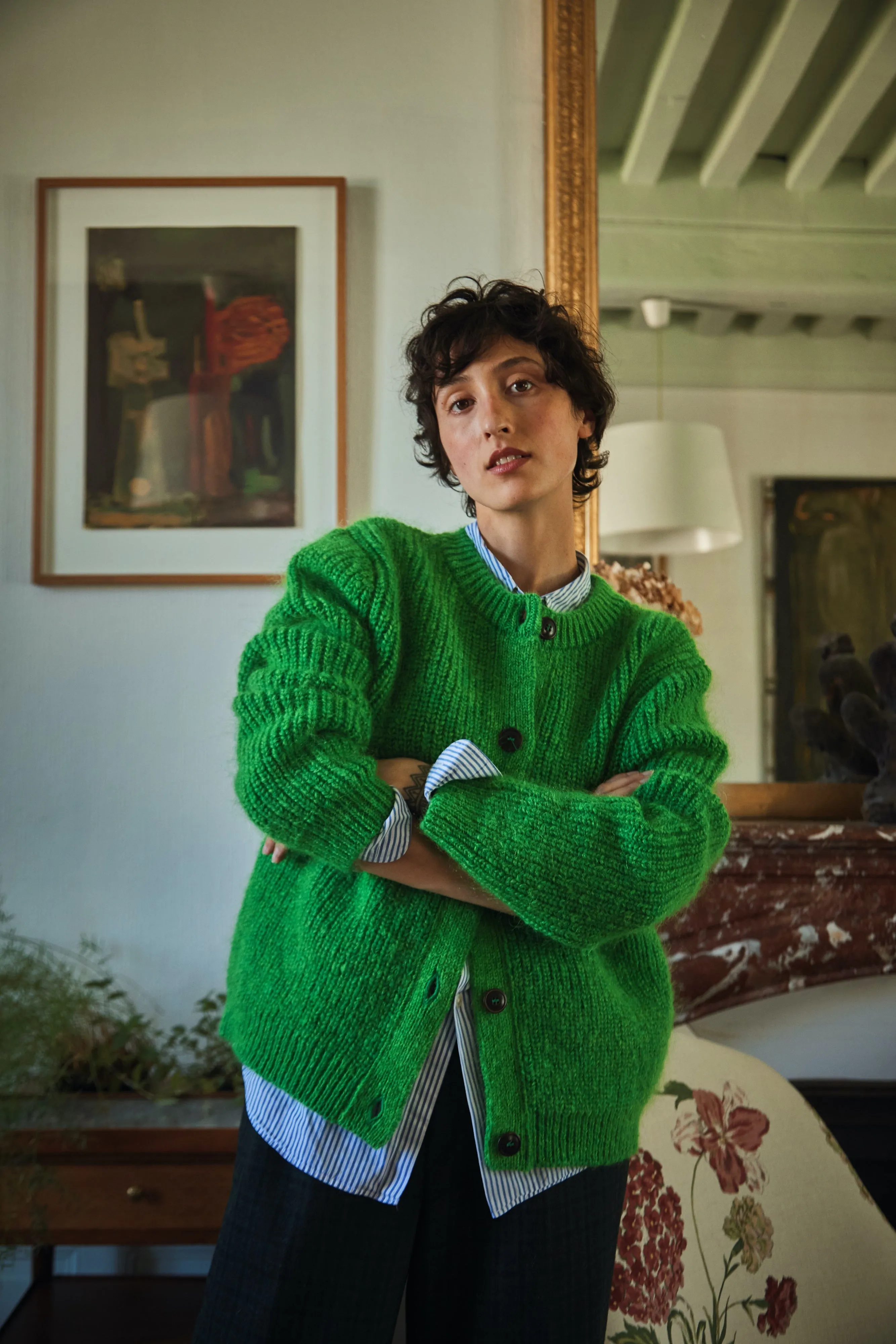 CHARLOTTE wool cardigan