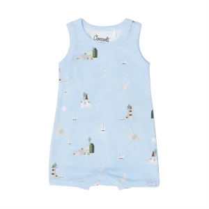 Coccoli Sea Life Modal Shortie Playsuit