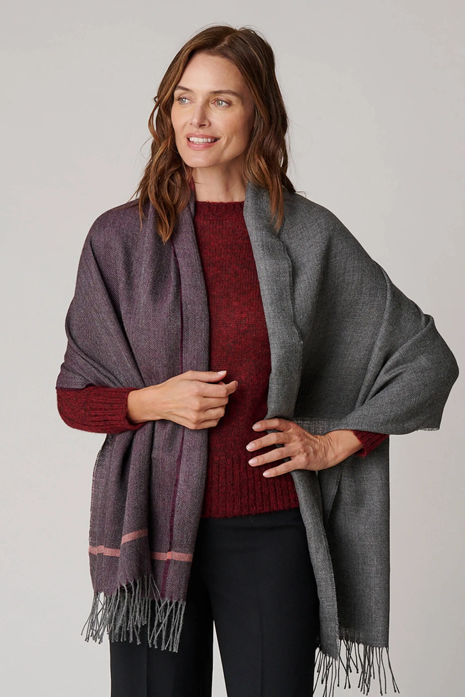 Color Block Shawl