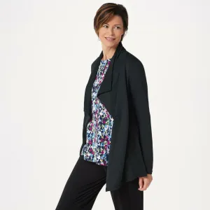 Cuddl Duds Women's Ultra Soft Comfort Drape Front Wrap Cardigan