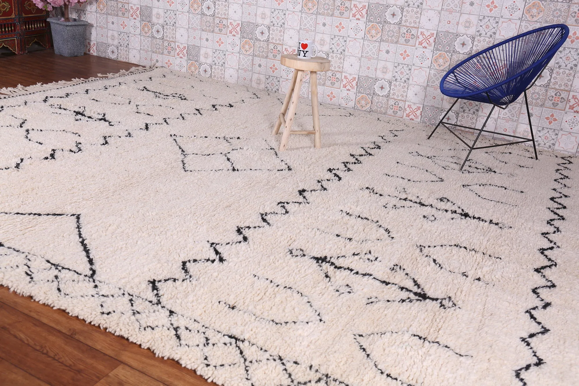 Custom Berber rug - Hand woven moroccan rug - Wool rug