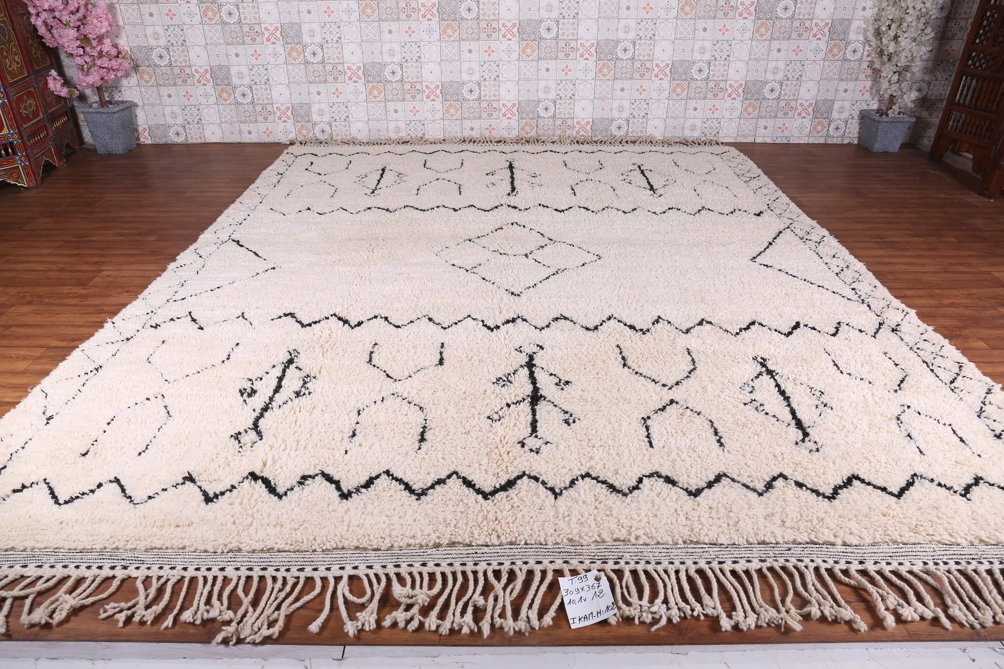 Custom Berber rug - Hand woven moroccan rug - Wool rug