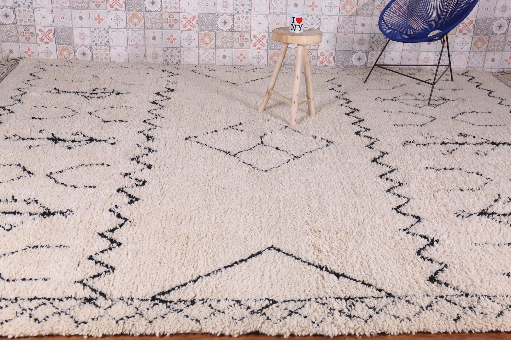 Custom Berber rug - Hand woven moroccan rug - Wool rug