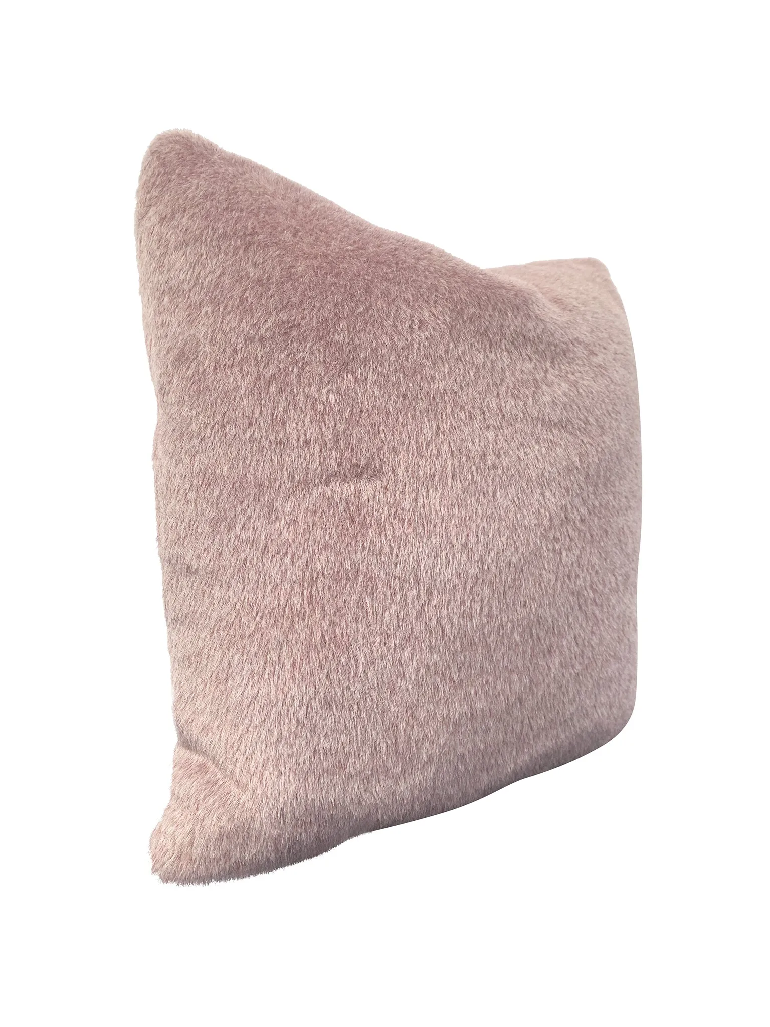 Custom-Made Lilac Mohair Pillow