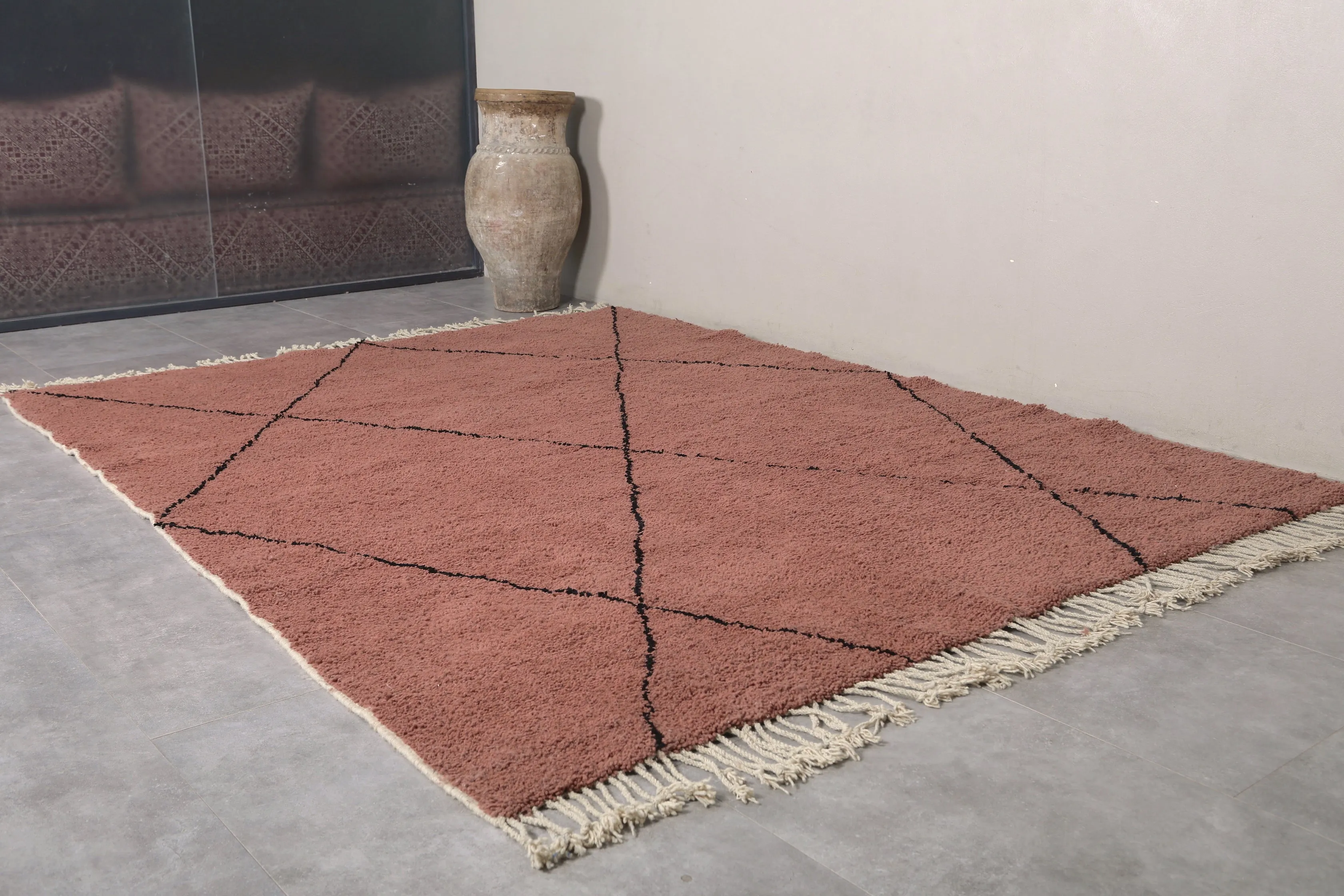 Custom Moroccan area rug - berber hadmade rug morocco