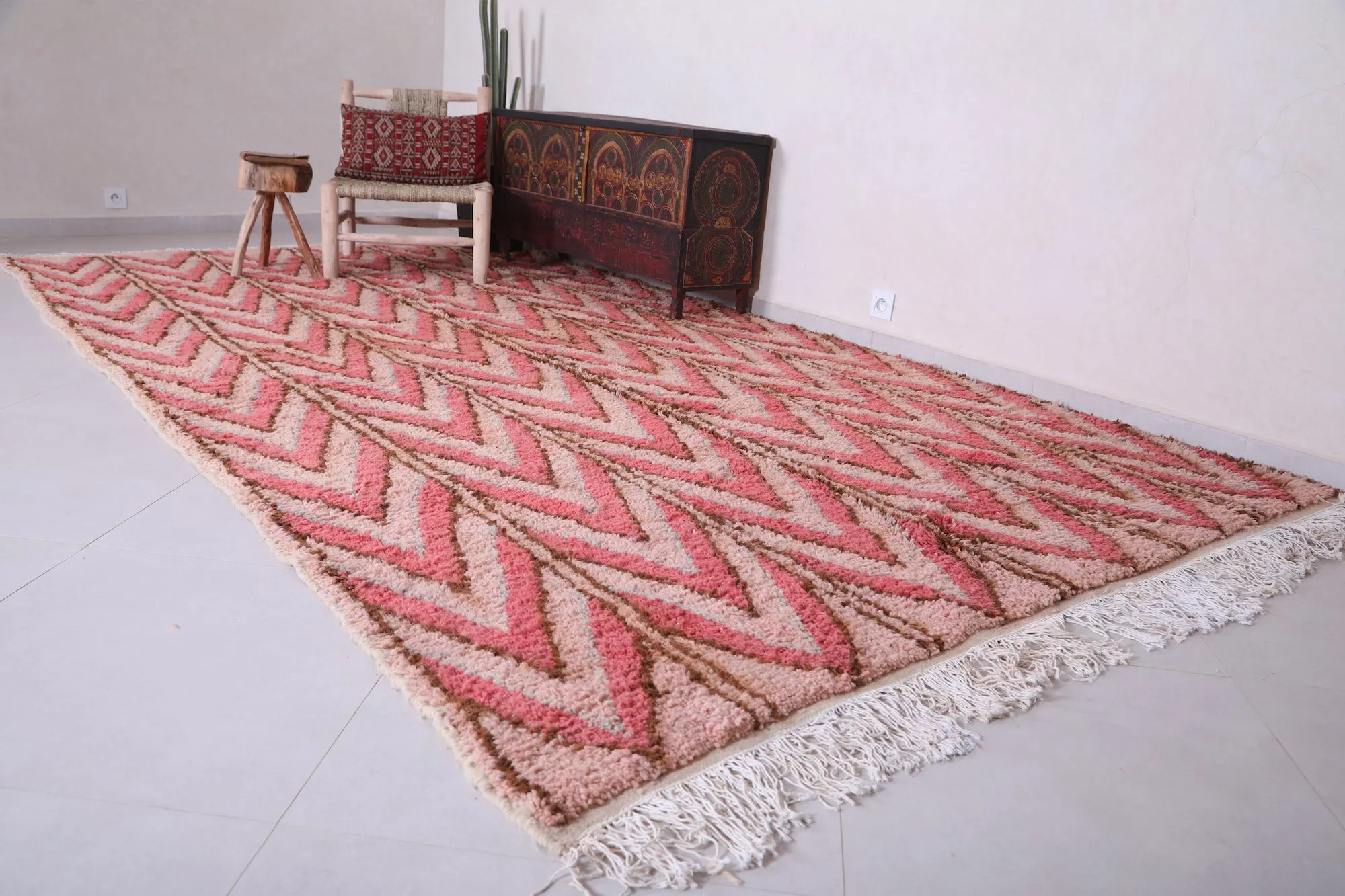 Custom Solid Moroccan rug - hand knotted carpet - Wool rug