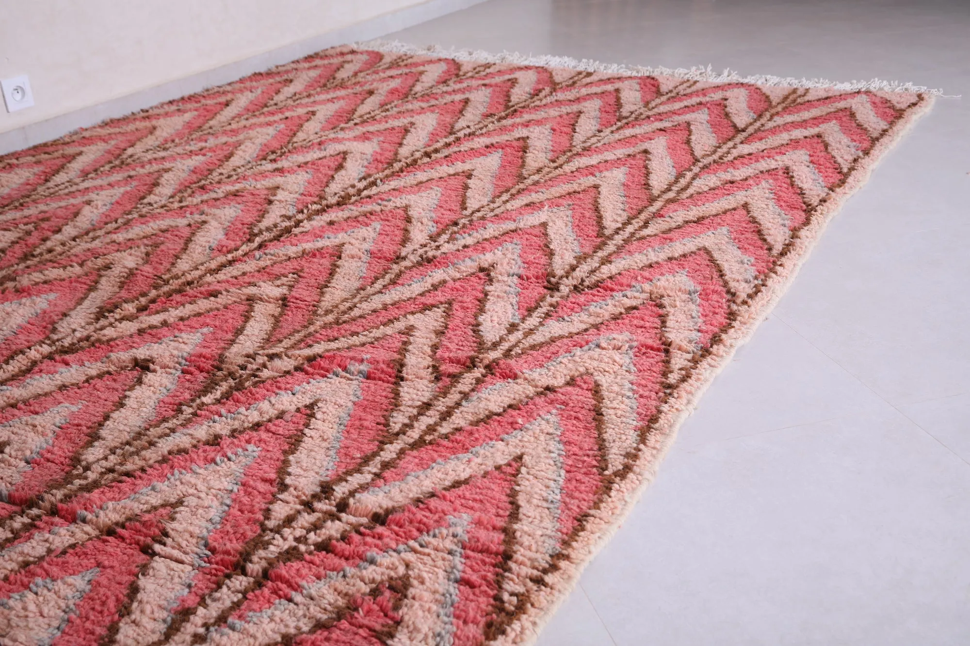 Custom Solid Moroccan rug - hand knotted carpet - Wool rug