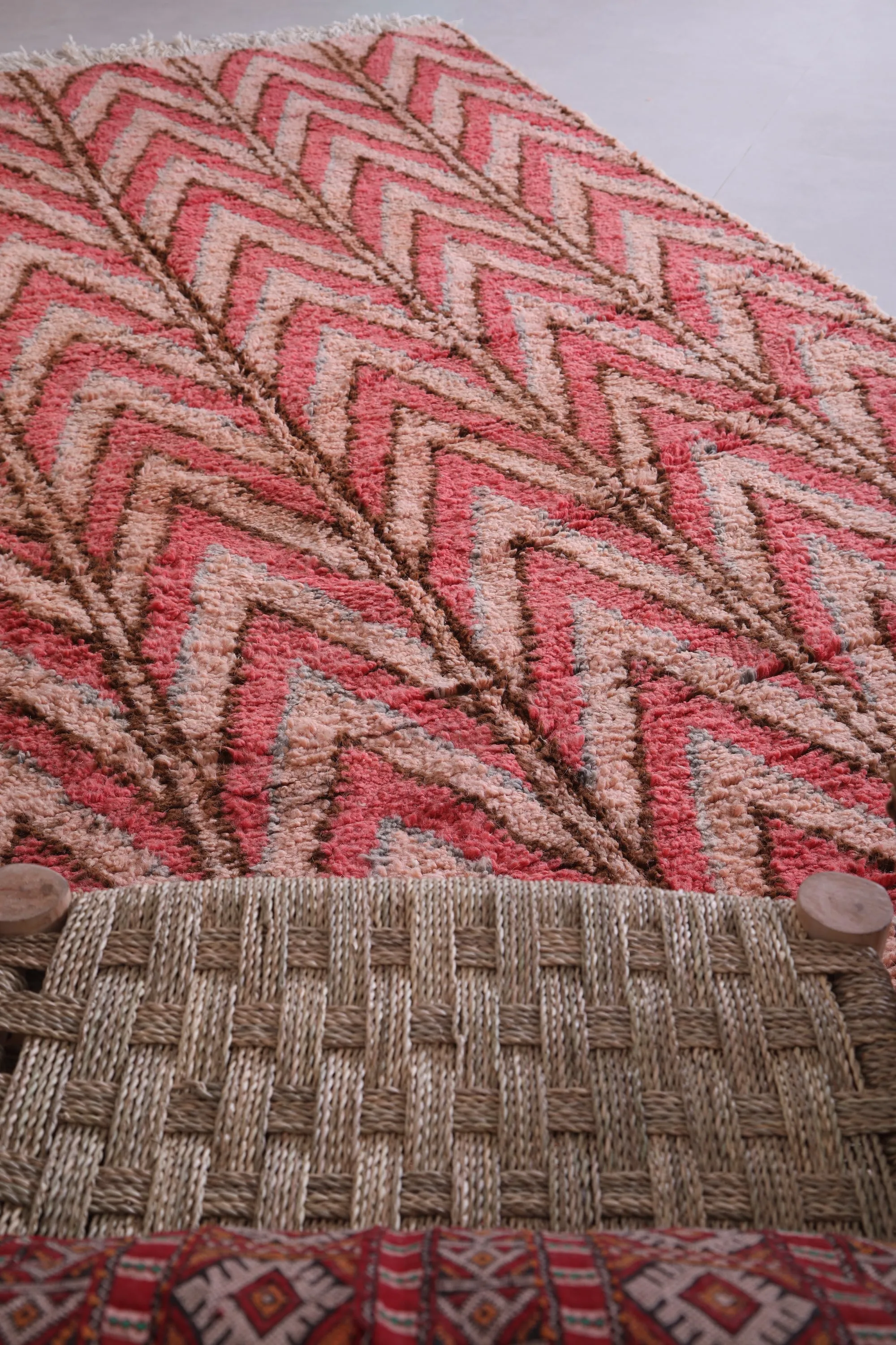 Custom Solid Moroccan rug - hand knotted carpet - Wool rug