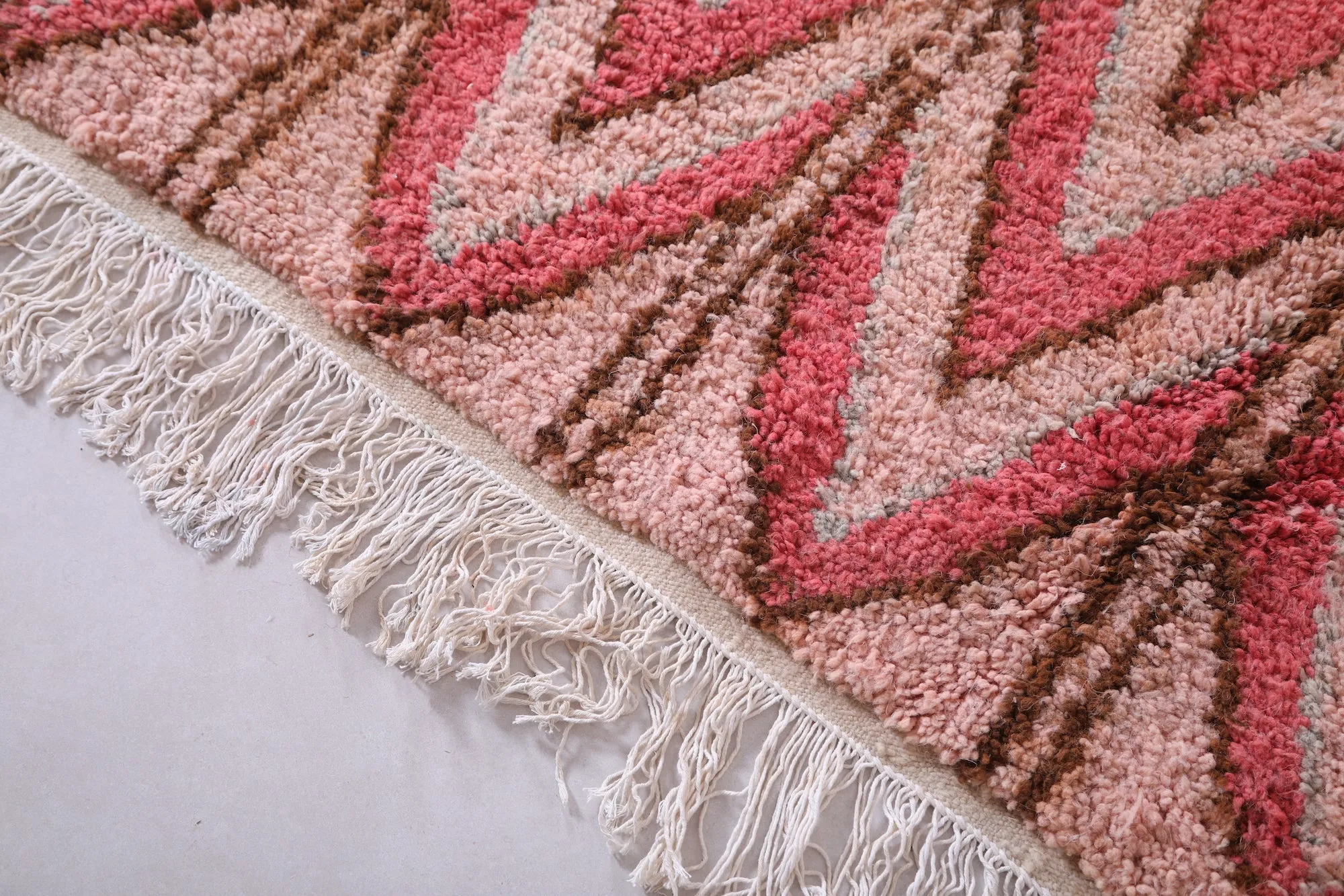 Custom Solid Moroccan rug - hand knotted carpet - Wool rug
