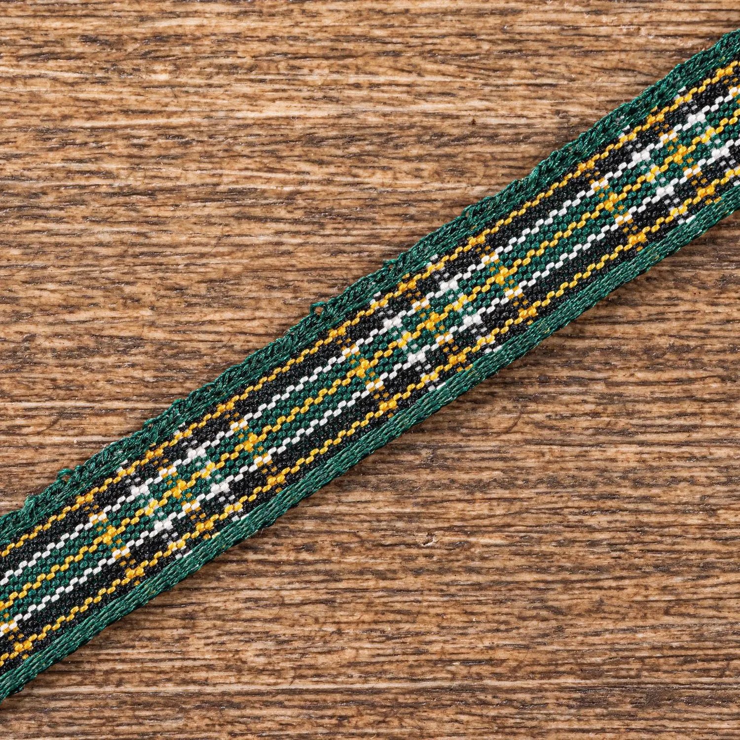 Custom Tartan | Men's Rosewood Wedding Band with Custom Tartan & Dual Metal Inlays