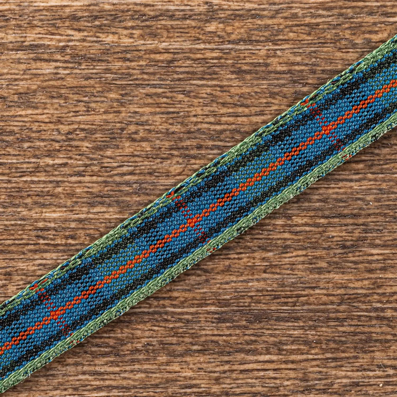 Custom Tartan | Men's Rosewood Wedding Band with Custom Tartan & Dual Metal Inlays