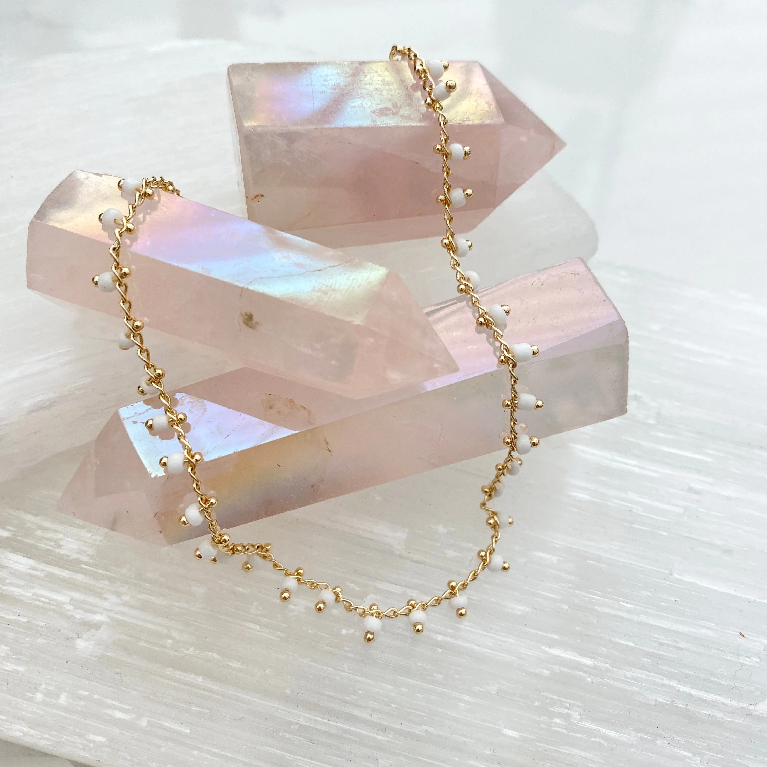 Dangly Beaded Anklet