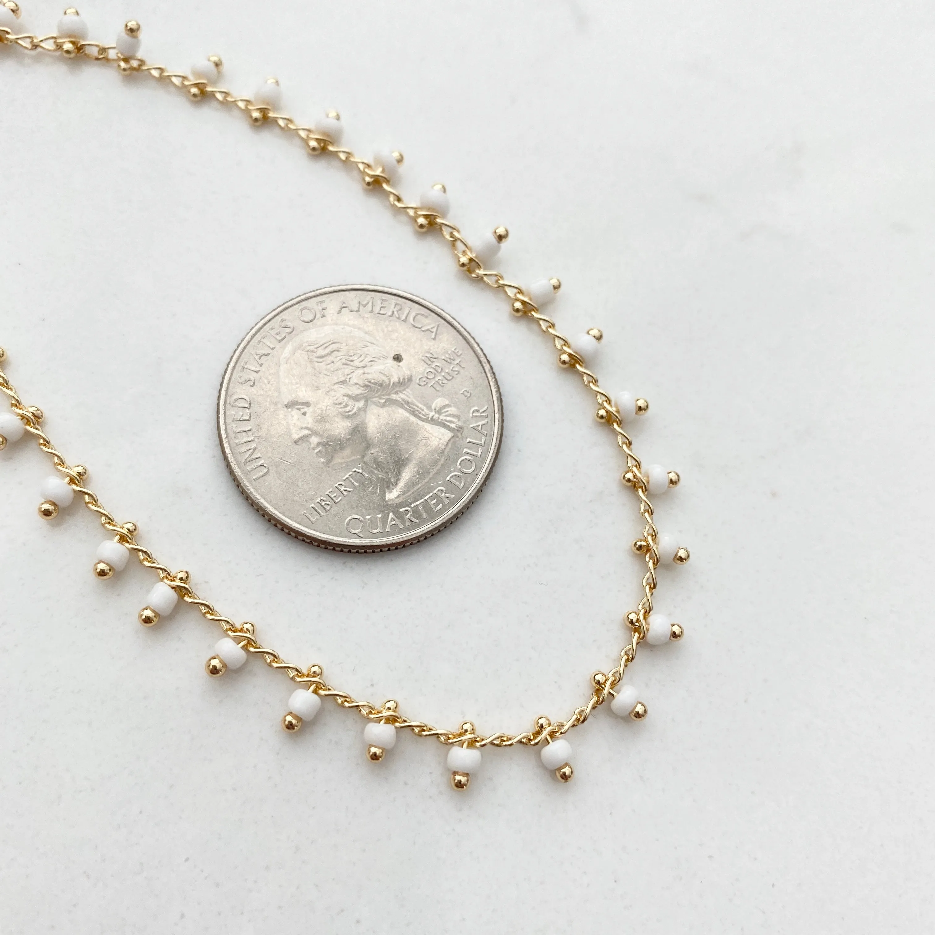 Dangly Beaded Anklet