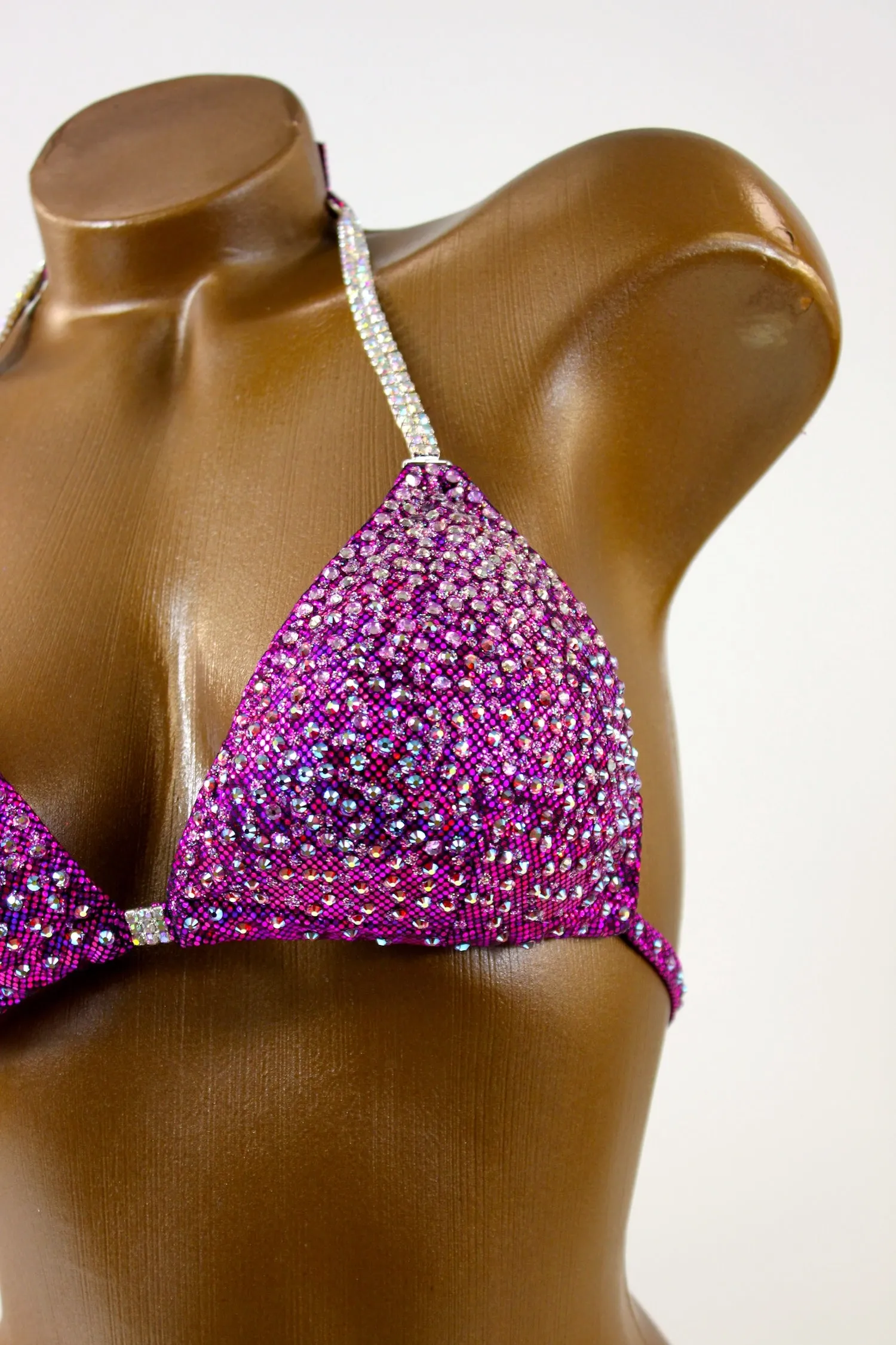 Deep Fuchsia AB Bikini Suit/ Competition Posing Bikini