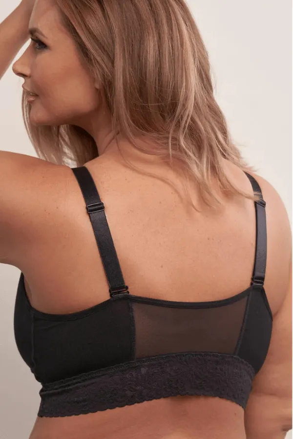 Delilah Soft Cup Bra- Black