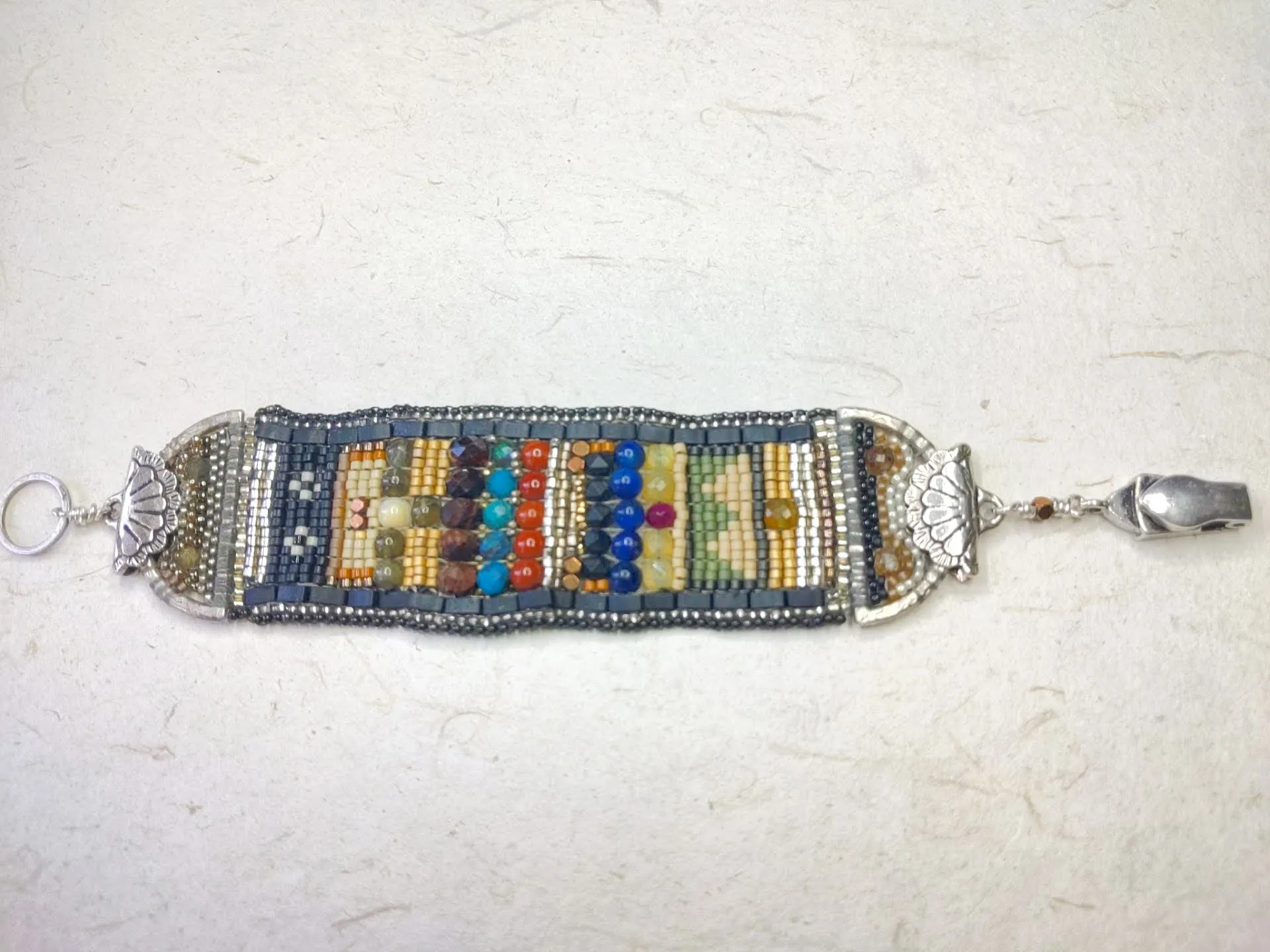 Destiny at Dusk Gemstone Band Bracelet