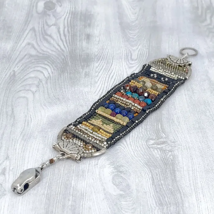 Destiny at Dusk Gemstone Band Bracelet