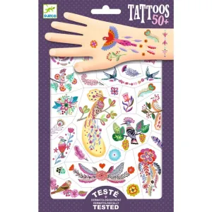 Djeco - Tatuaje păsări strălucitoare DJ09615