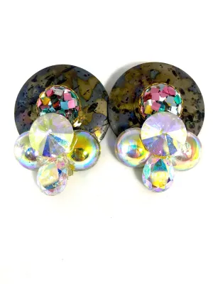 Doorknocker Sparkler Earrings