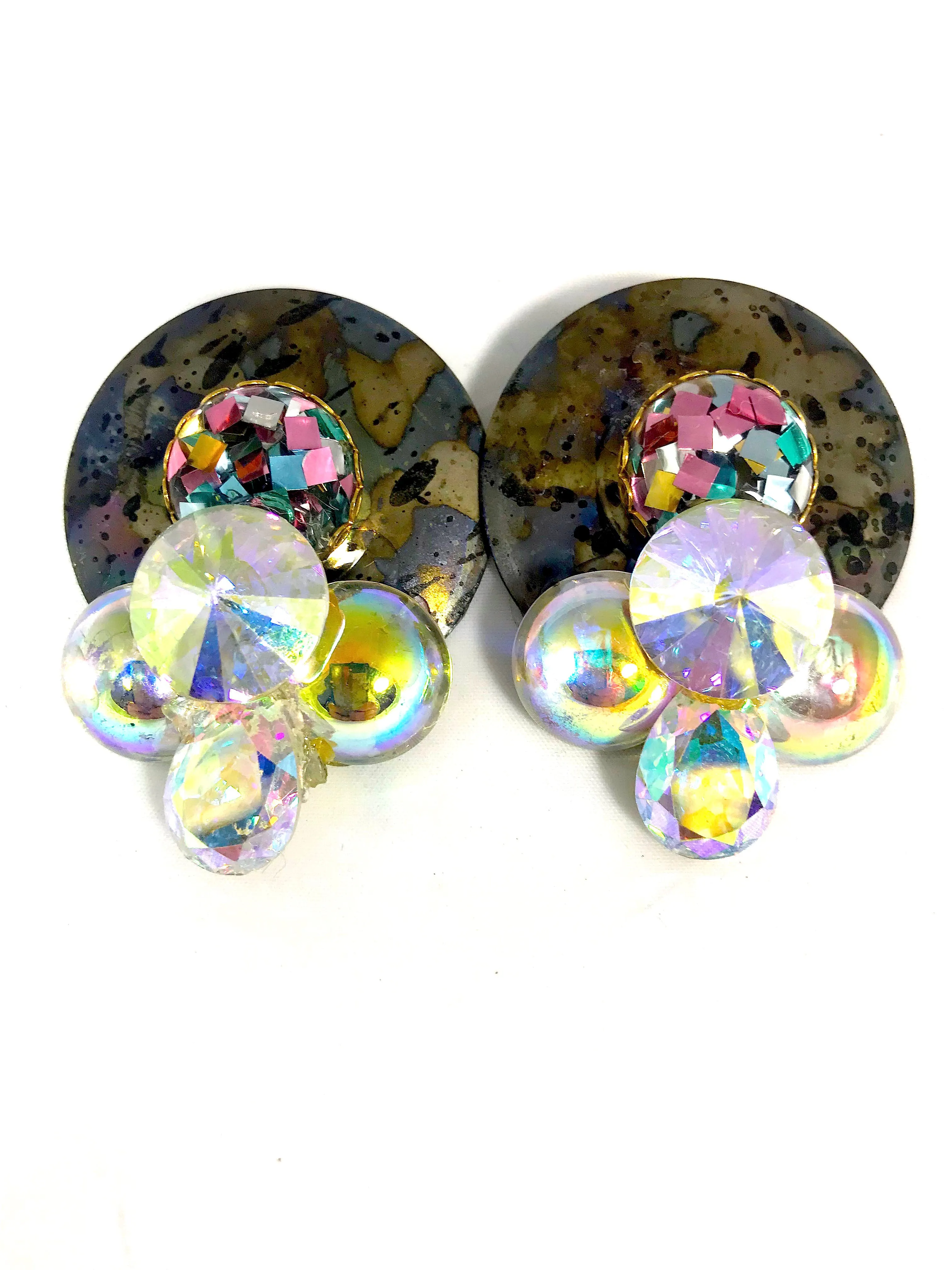 Doorknocker Sparkler Earrings