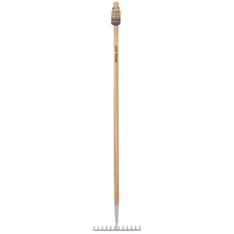 Draper Heritage Stainless Steel Garden Rake With Ash Handle Dr-99015