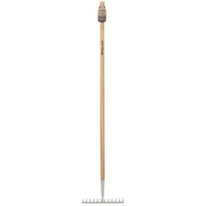 Draper Heritage Stainless Steel Garden Rake With Ash Handle Dr-99015