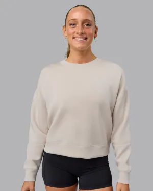 Elevate SoftTouch Crew Neck Sweater - Shale Beige