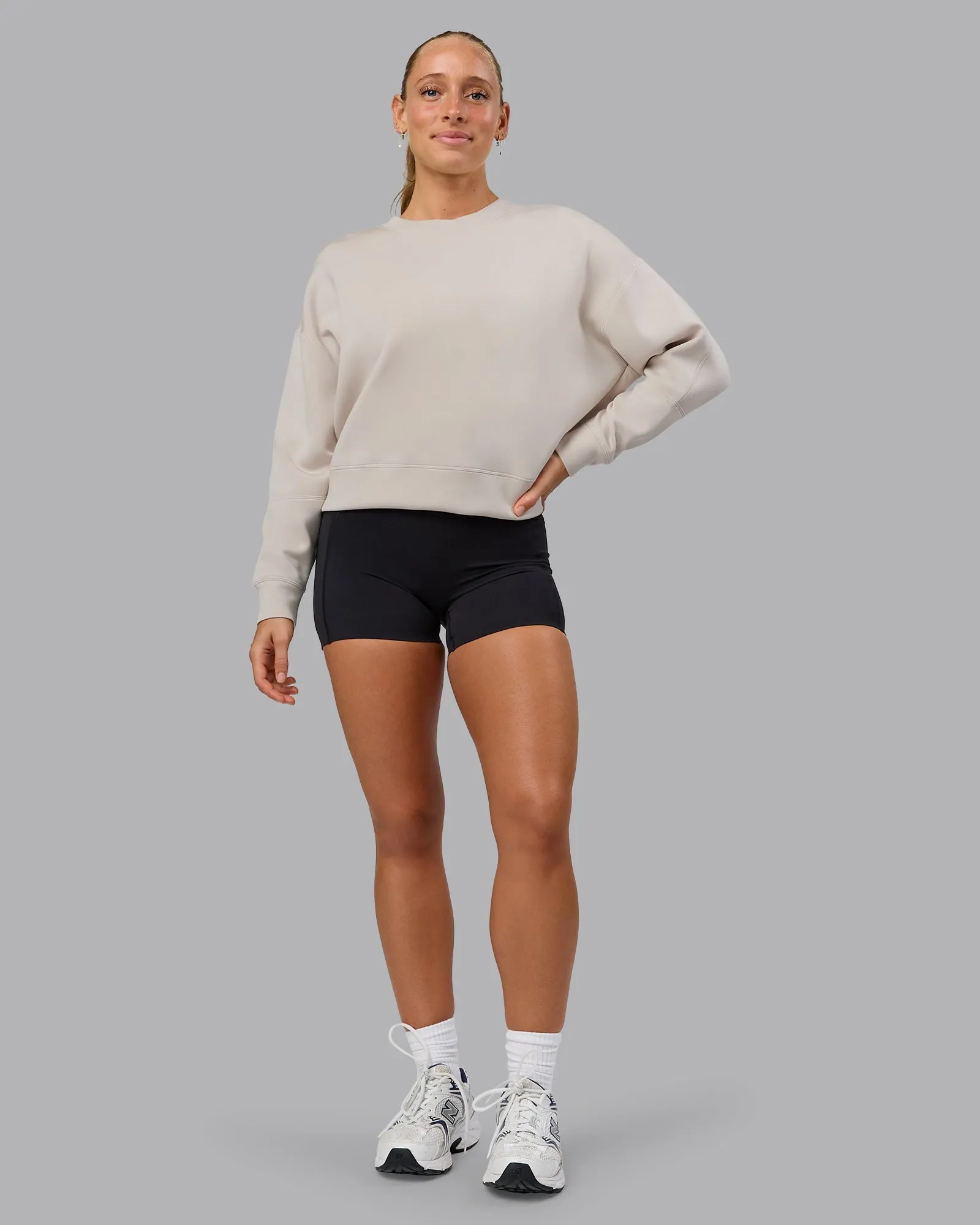 Elevate SoftTouch Crew Neck Sweater - Shale Beige
