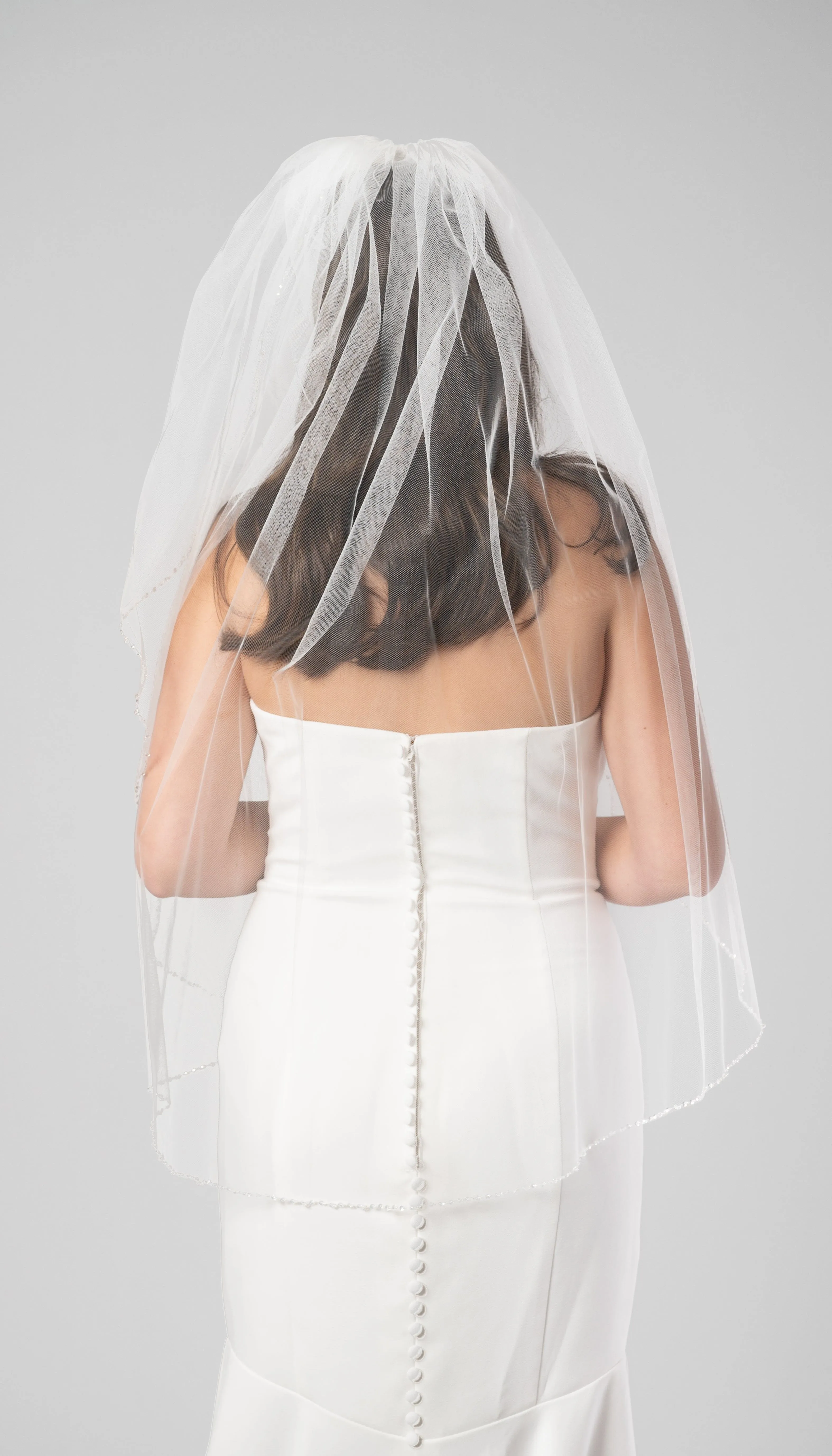 Ella Crystal Edge Veil