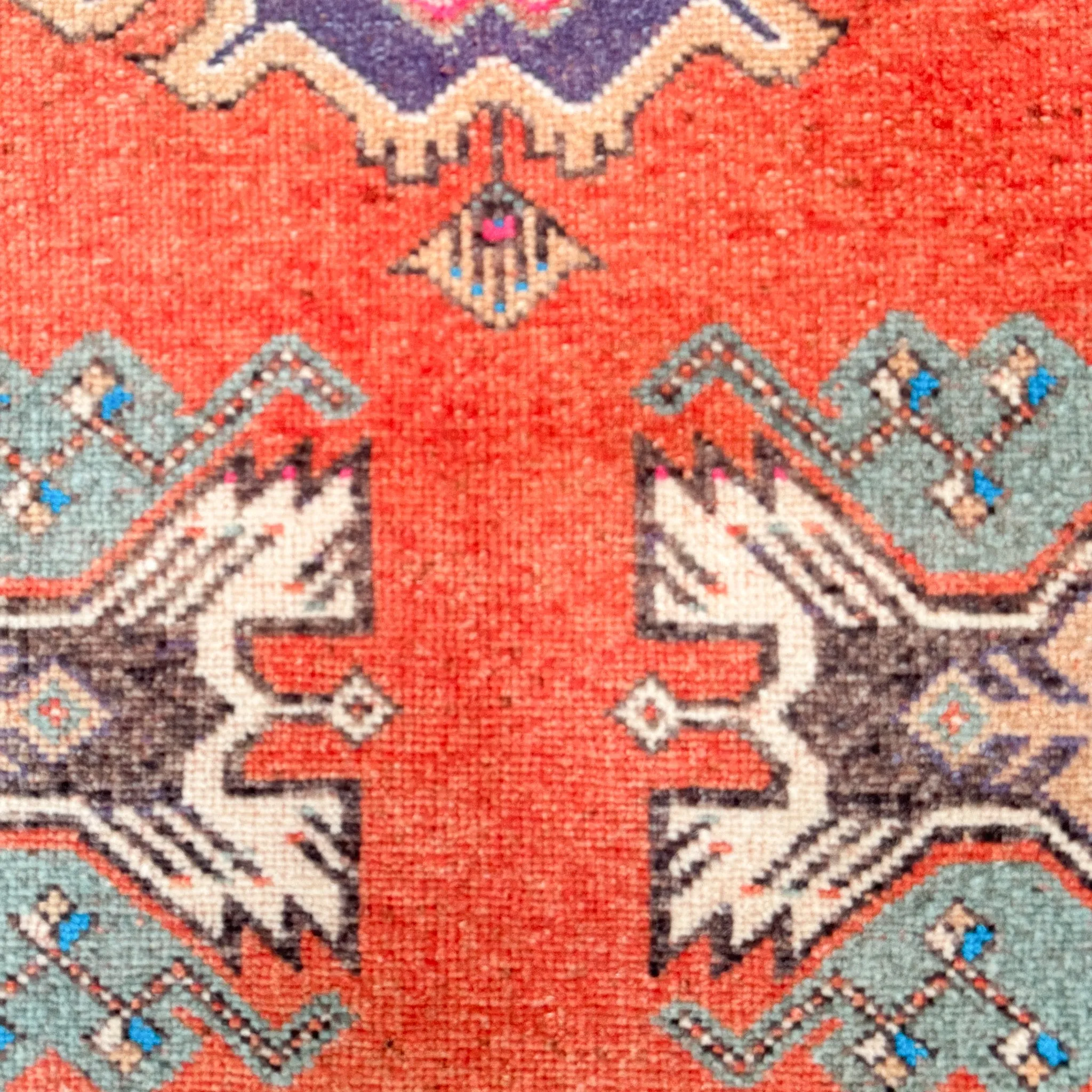 ER31 Handwoven Vintage Rug 1'7x3'4