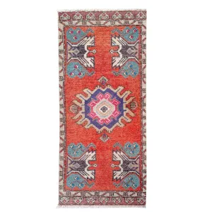 ER31 Handwoven Vintage Rug 1'7x3'4