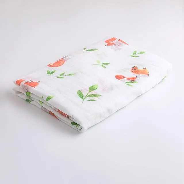 Extra Large Fox Bamboo Muslin