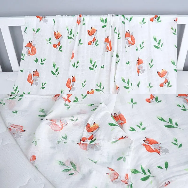 Extra Large Fox Bamboo Muslin