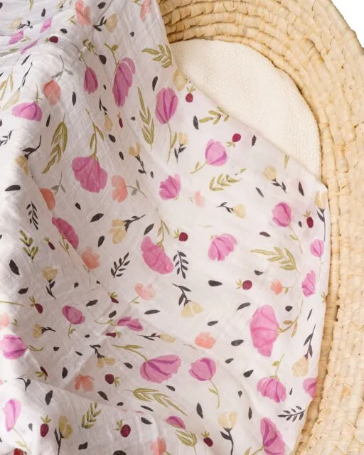 Extra Large Wildflower Cotton Muslin
