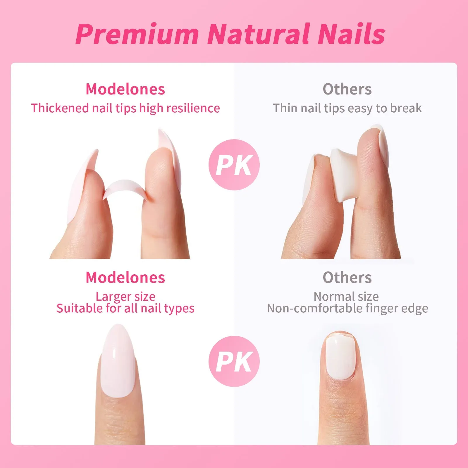 Fofosbeauty 24pcs Press on Nails, Fake Nails, Full Cover Acrylic Nails for Girls Women Kids, Coffin Blue White Porcelain Pattern