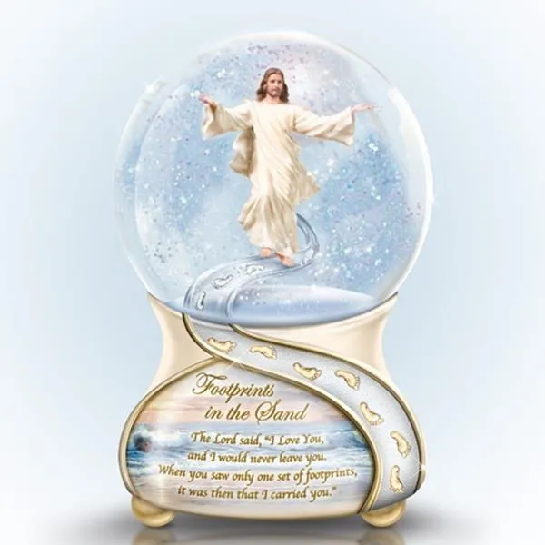 Footprints Glittler Globe