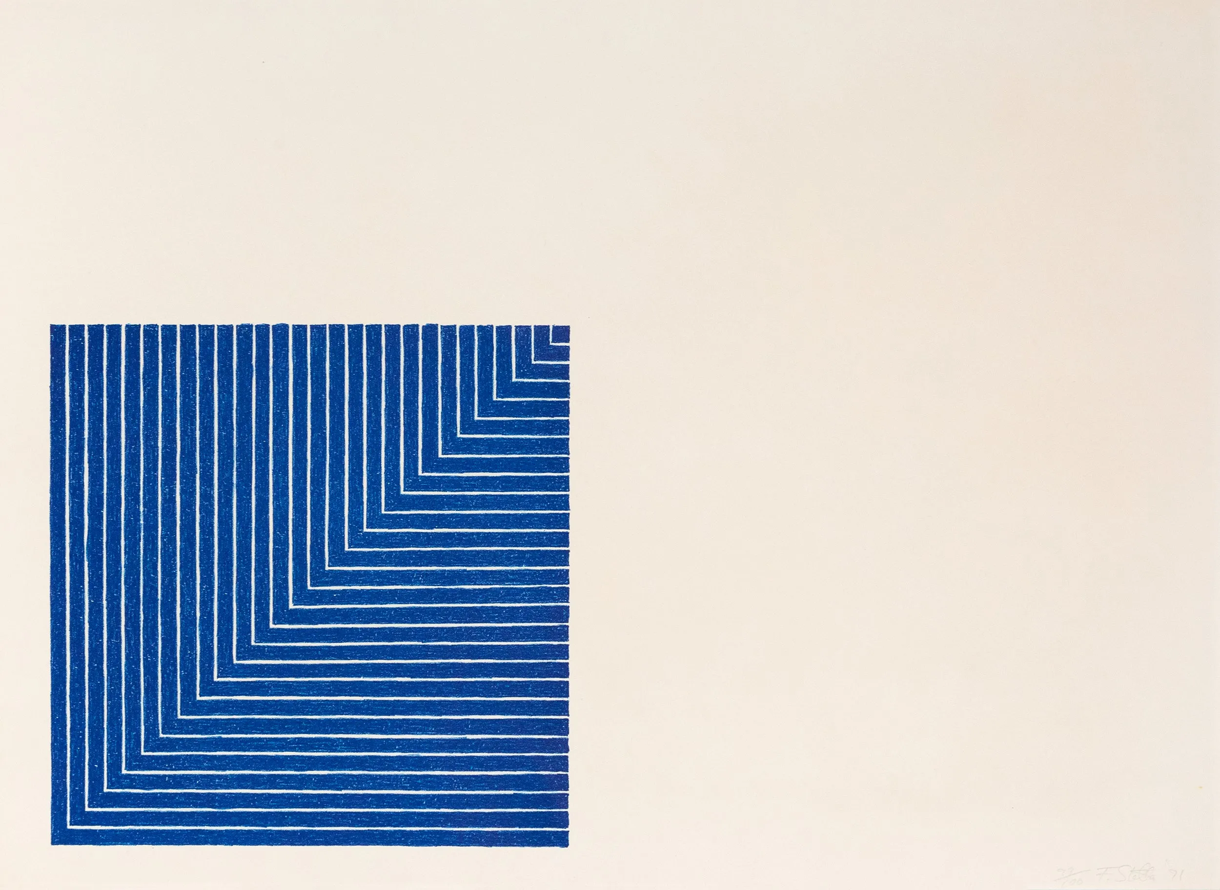 FRANK STELLA “HAMPTON ROADS”, 1971