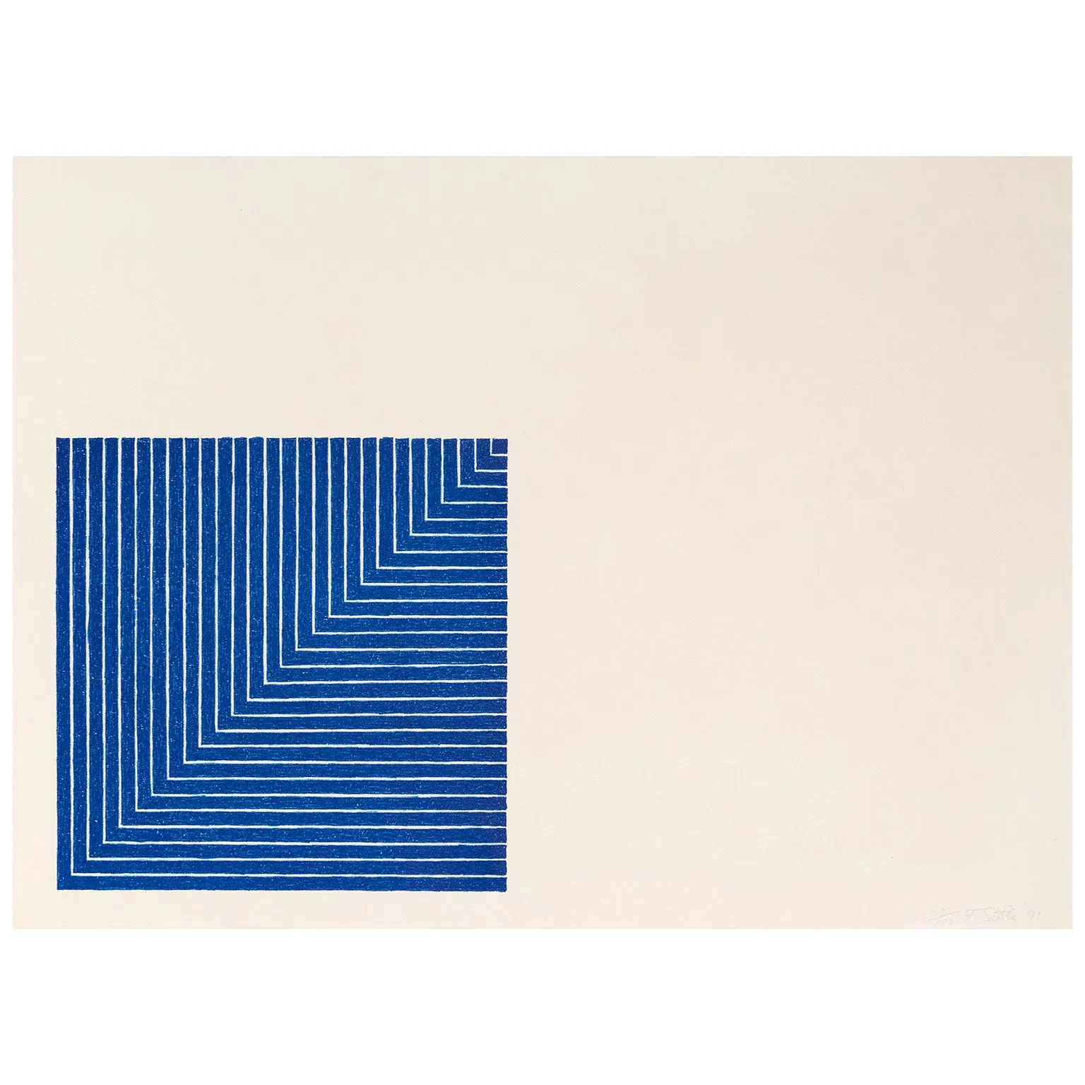 FRANK STELLA “HAMPTON ROADS”, 1971