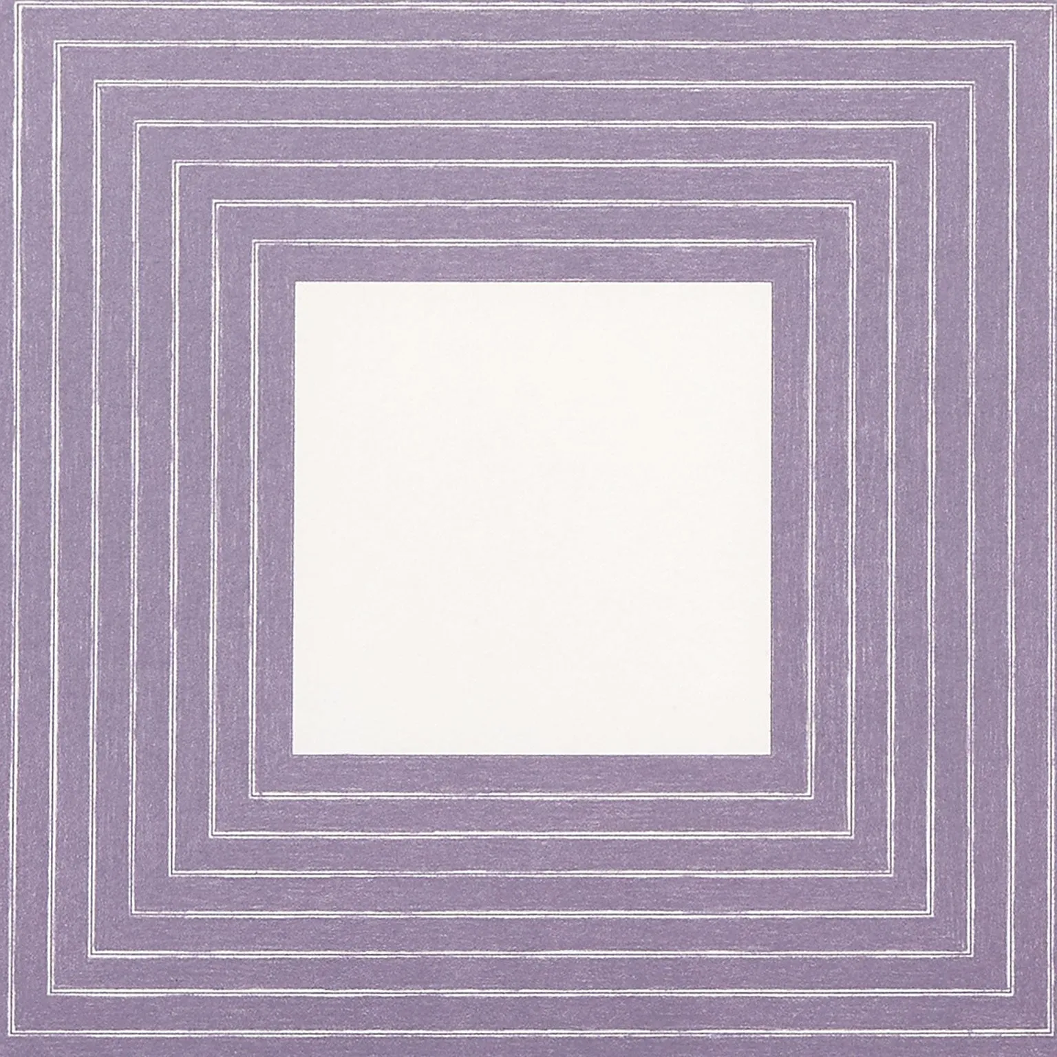 FRANK STELLA "PURPLE HOLLIS" LITHO, 1972
