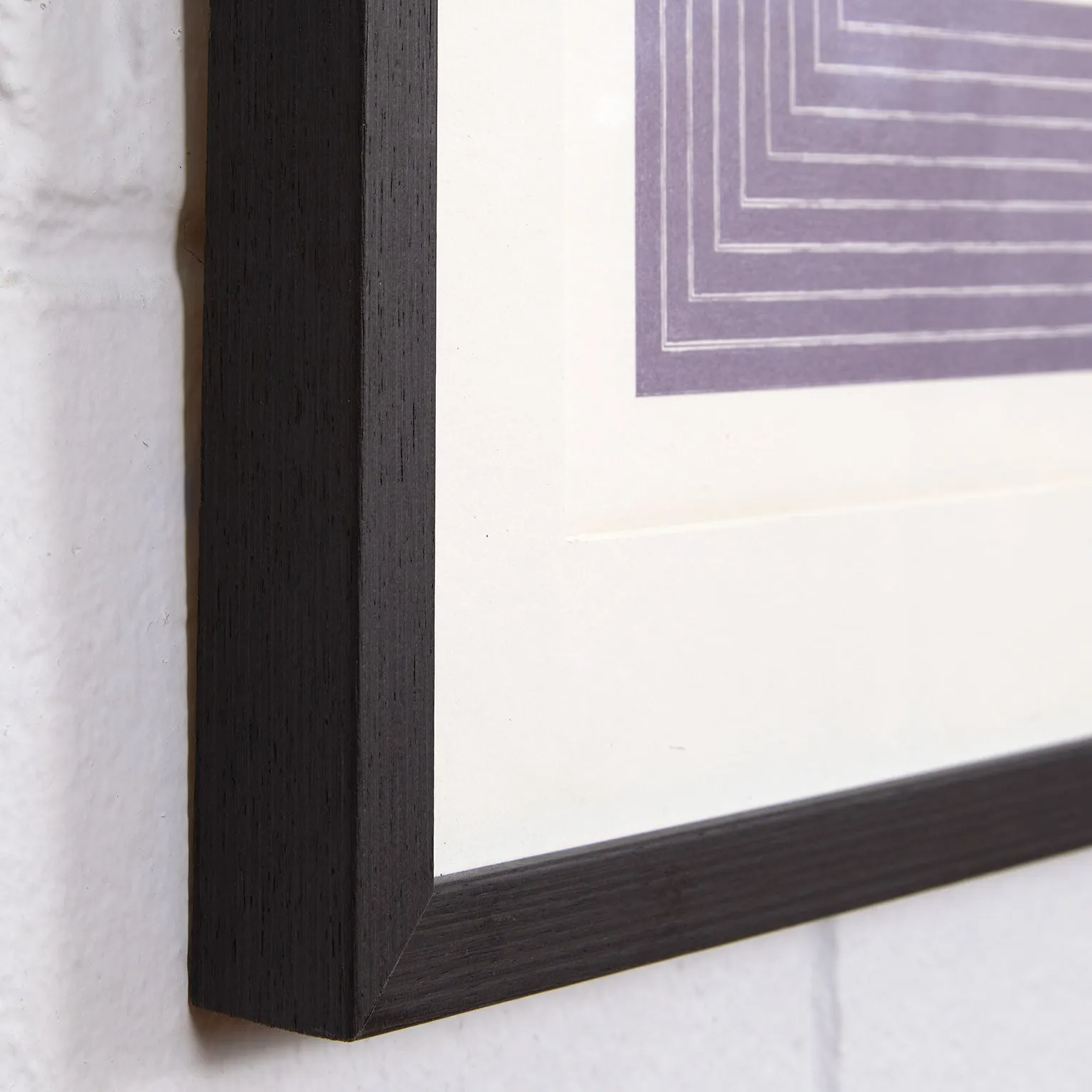 FRANK STELLA "PURPLE HOLLIS" LITHO, 1972