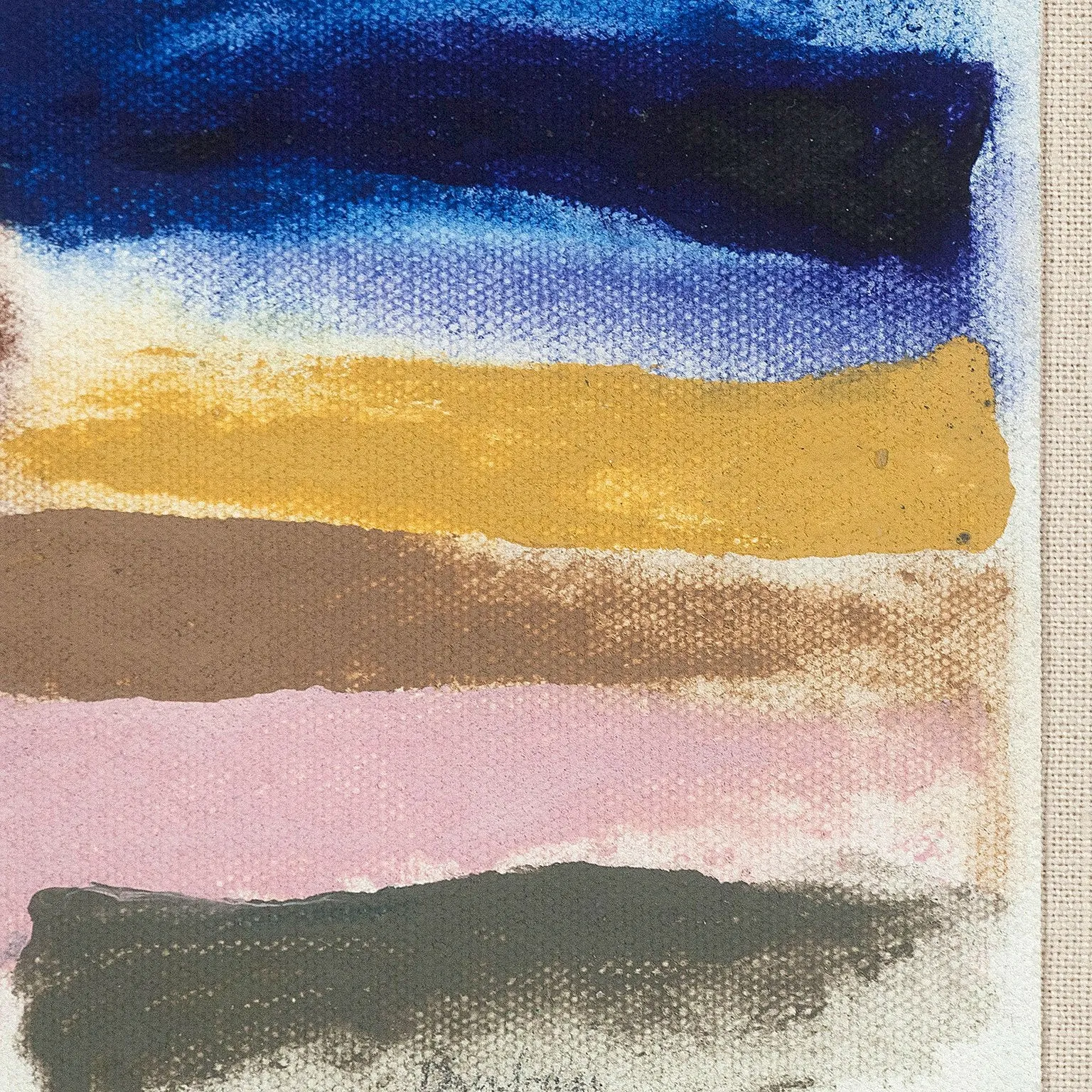 FRIEDEL DZUBAS "BLULAC" PAINTING, 1975