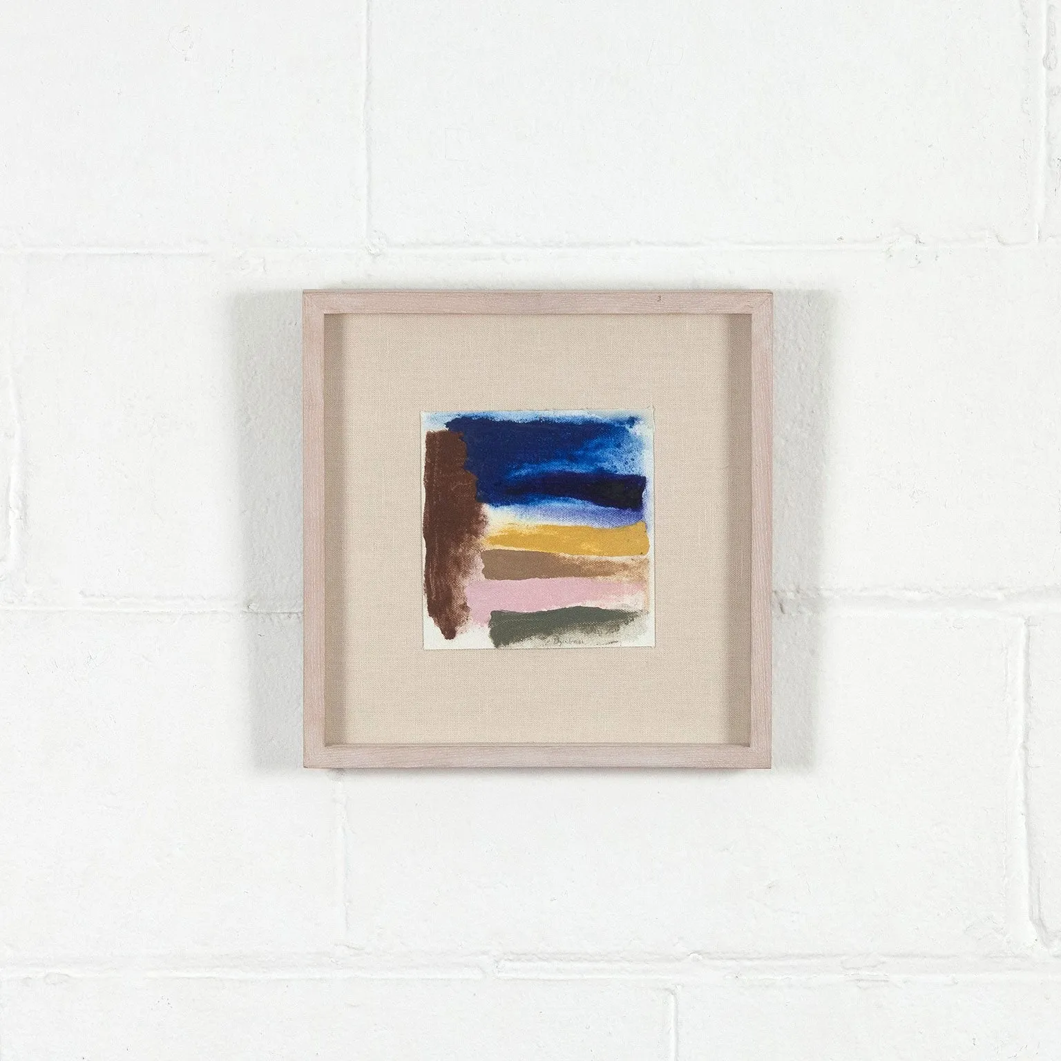 FRIEDEL DZUBAS "BLULAC" PAINTING, 1975