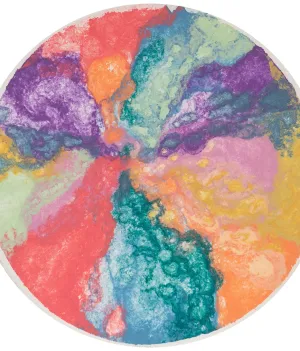 FRIEDEL DZUBAS "KALEIDOSCOPE" MONOTYPE, 1982