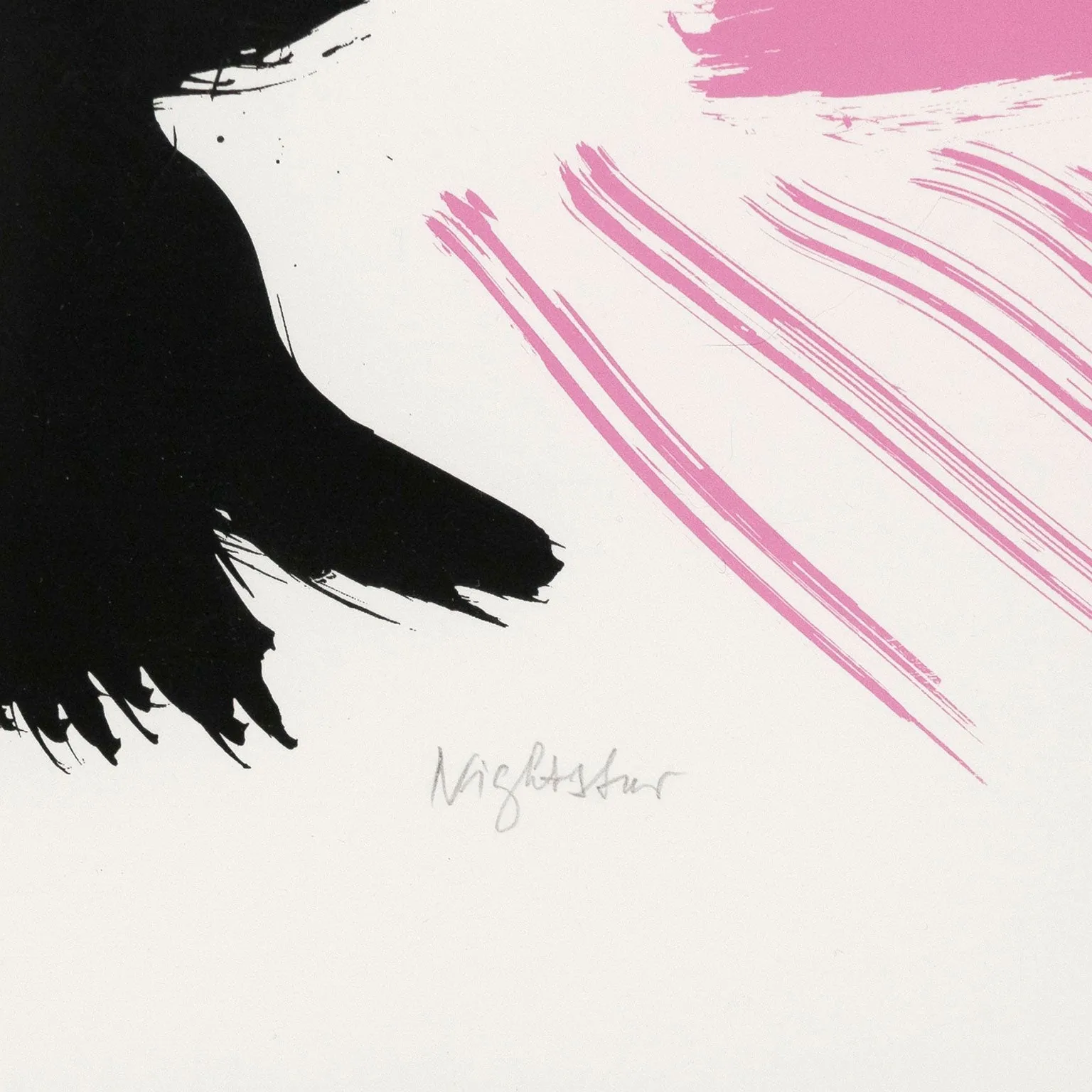 FRIEDEL DZUBAS "NIGHT STAR" SCREENPRINT, 1984