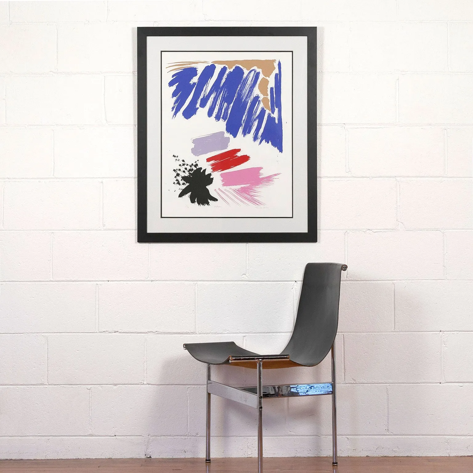 FRIEDEL DZUBAS "NIGHT STAR" SCREENPRINT, 1984