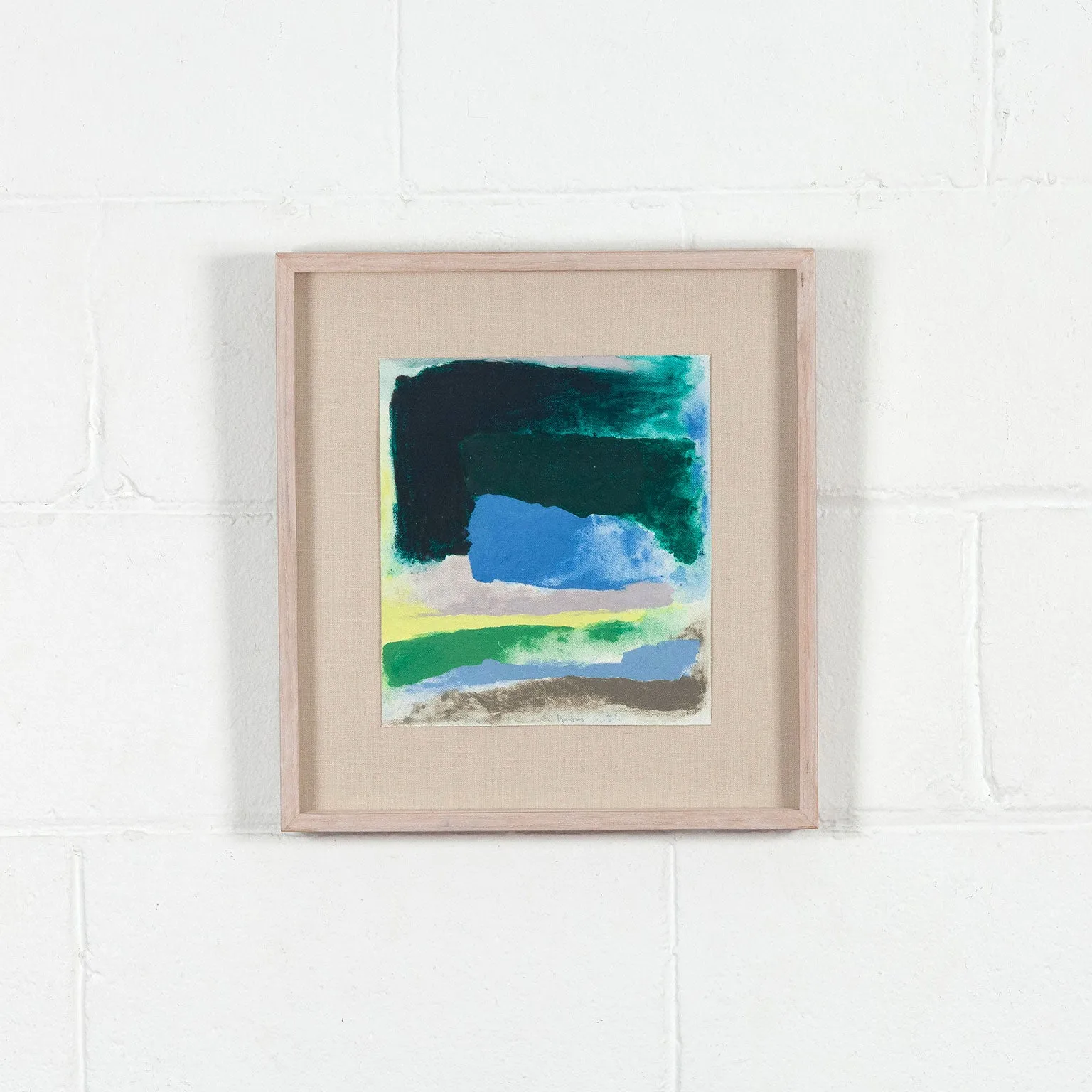 FRIEDEL DZUBAS "NORTH LEDGE" PAINTING, 1975