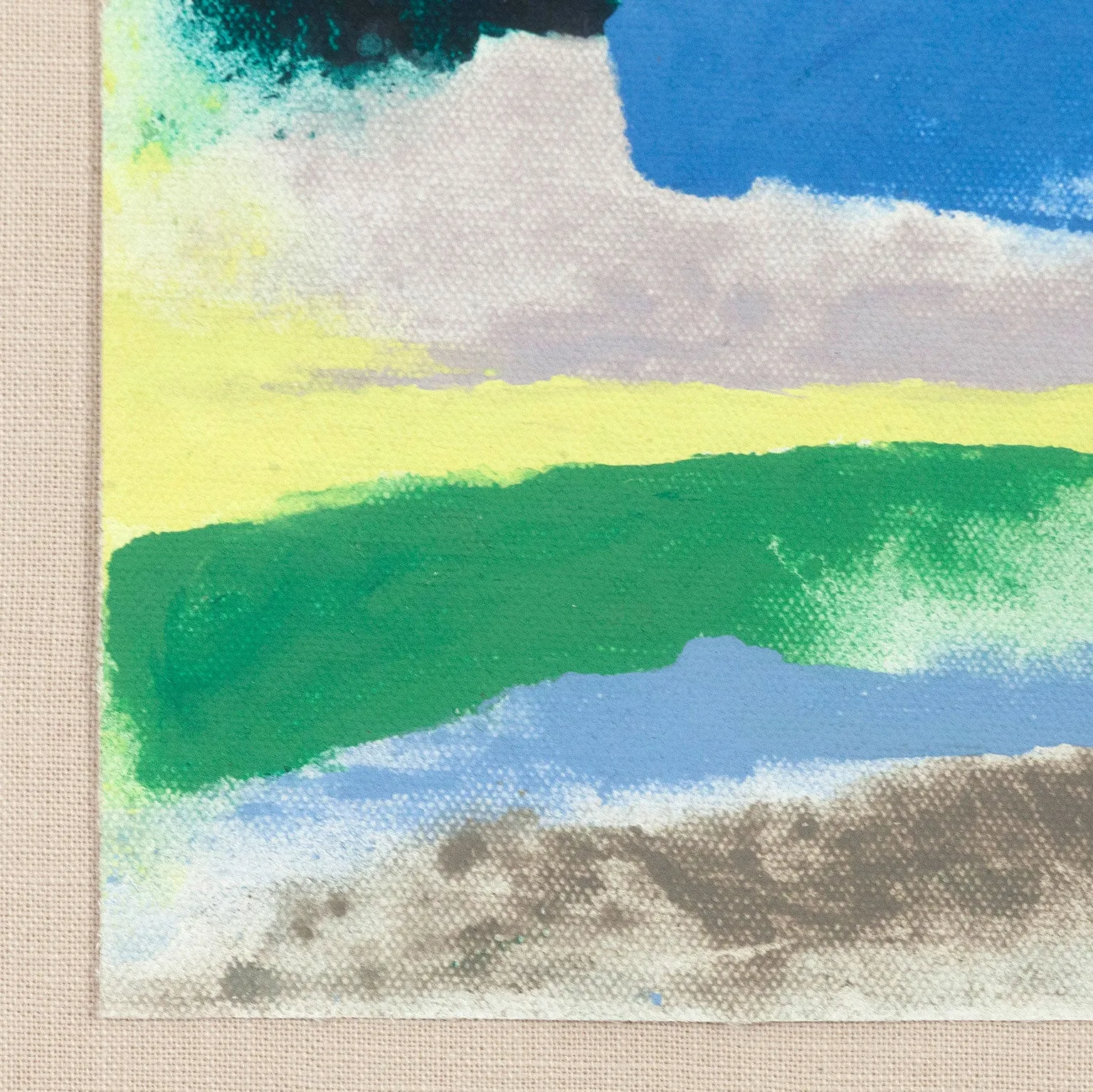 FRIEDEL DZUBAS "NORTH LEDGE" PAINTING, 1975