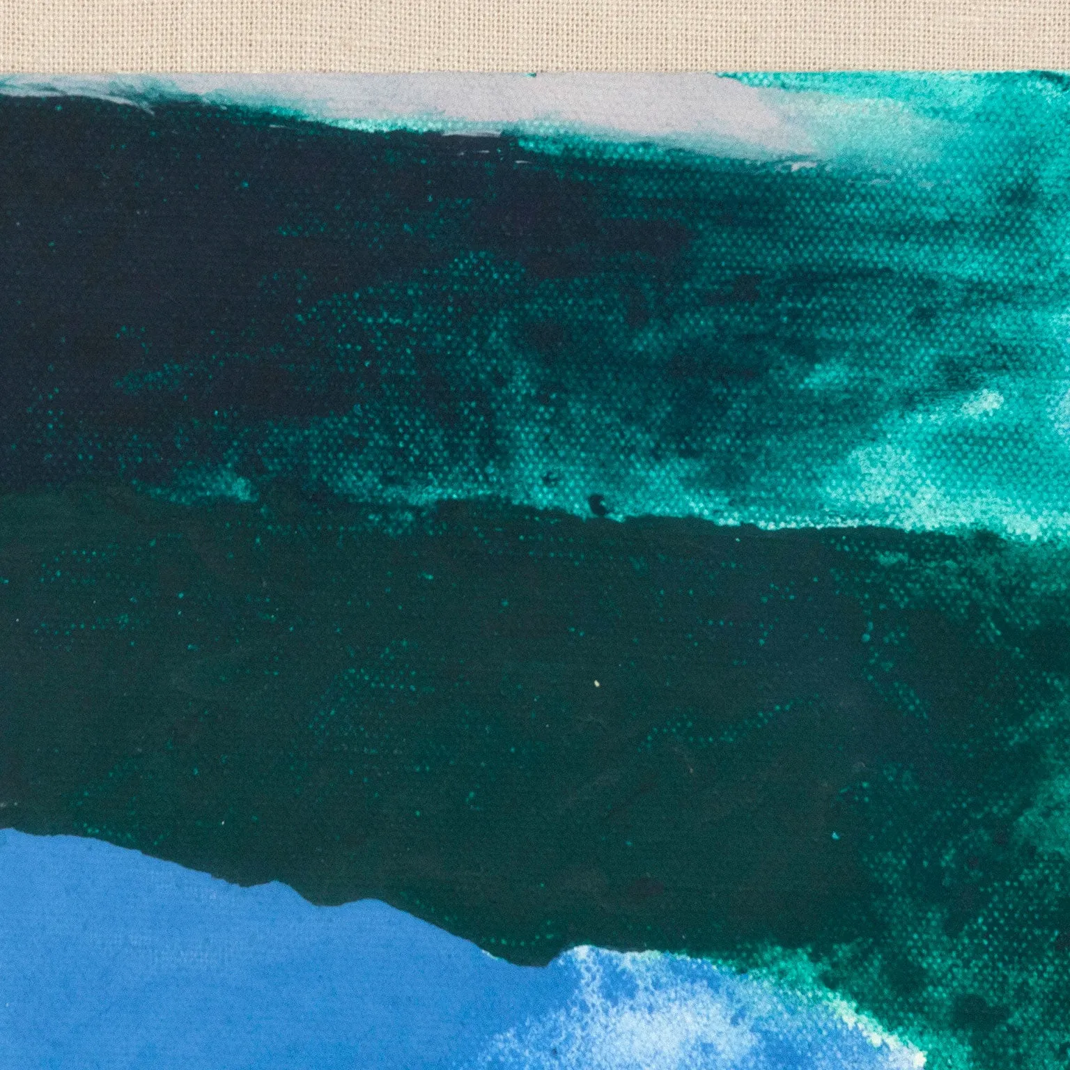 FRIEDEL DZUBAS "NORTH LEDGE" PAINTING, 1975
